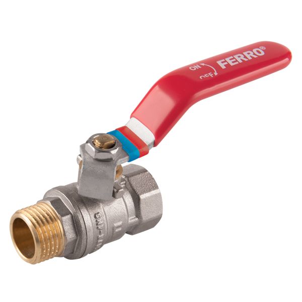 FERRO Vent.guľ.voda,dn15  1/2"MF,P PN20
