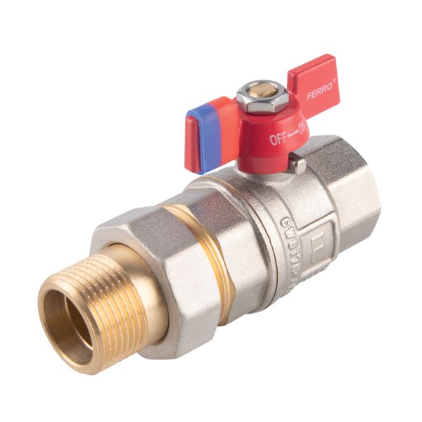 FERRO Vent.guľ.voda,dn15 1/2" so šrub.M PN30
