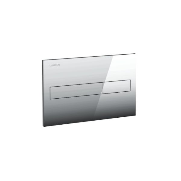 LAUFEN OVL. TLACITKO DUAL LESK CHROM