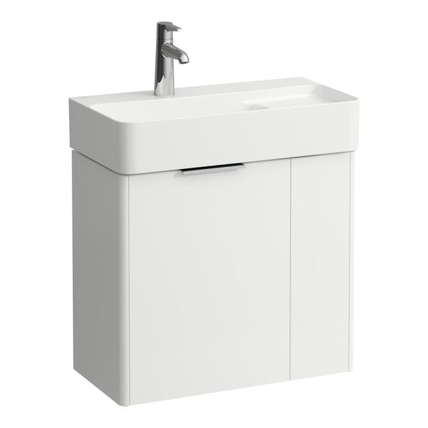 BASE - skrinka pre umývadlo VAL 60 57x53,1x43,8 cm, dvierka , biela MAT