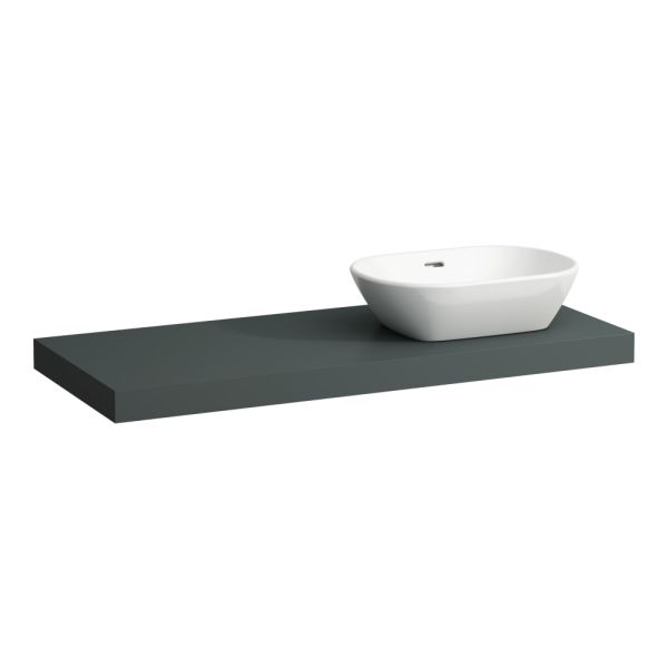 LAUFEN LANI DOSKA POD UMýVADLO S OTV VPRAVO 118X50 SEDA