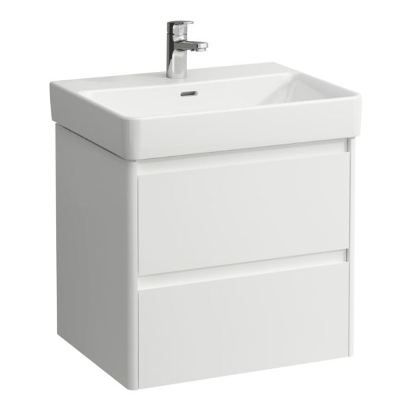 BASE 2.0 - skrinka pre umývadlo Laufen Pro X 60cm , 2 zásuvky, biela mat