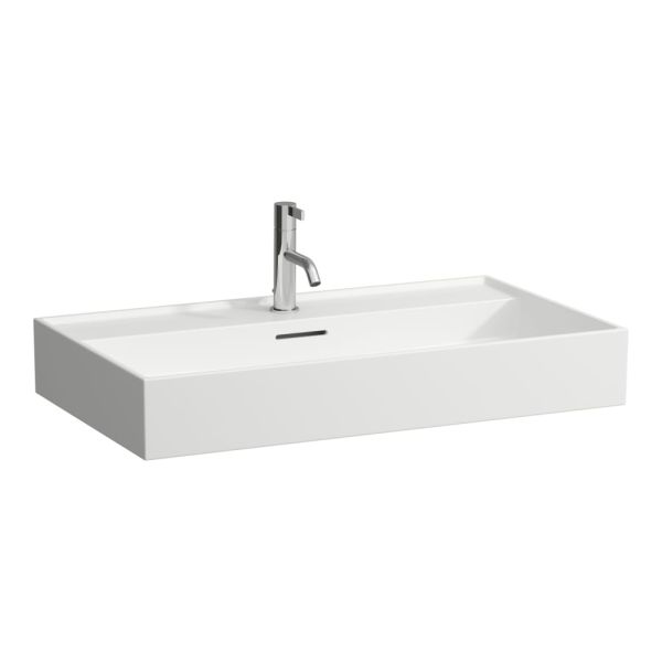 LAUFEN KARTELL UMYV. 80 X 46 BRUSENA SPODNA CAST WHITE MATT