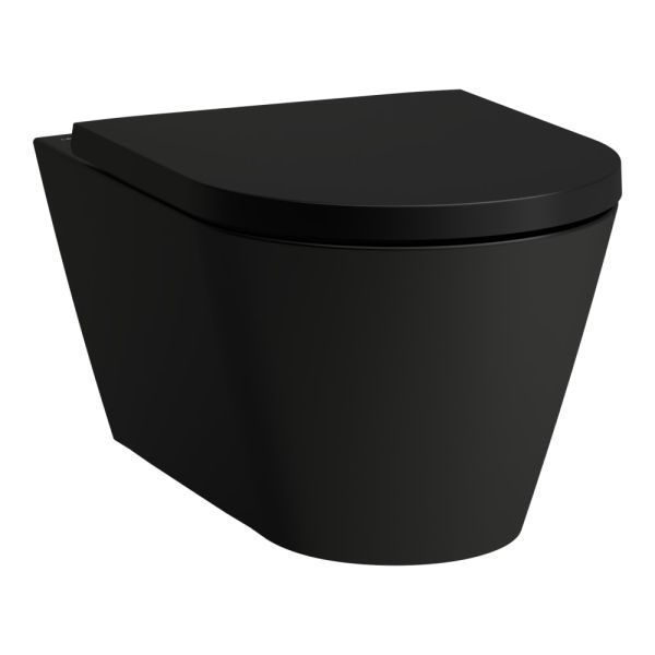 LAUFEN KARTELL WC ZAVES  RIM. CIERNY MAT 37X54,5X43
