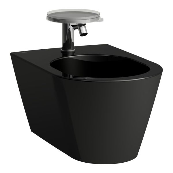 LAUFEN KARTELL ZAVESNY BIDET CIERNY 37X54,5X43