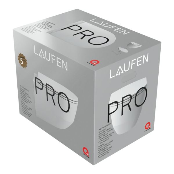 Laufen Compact závesné WC rimless PACK, doska Slim, hlbok.splach.