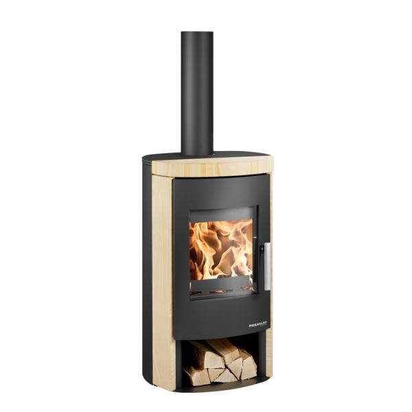 HAAS+SOHN Krb.pec MADEIRA 6,4kW čierna/ Woodstone Prestige