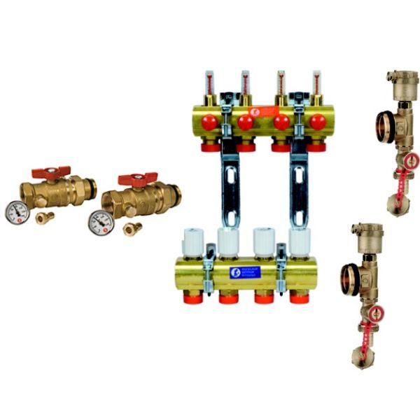 Giaco. R553FK/ 5  ozdeľovač 1"x18 s priet. +gul