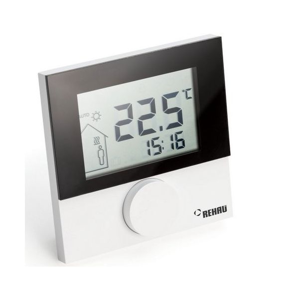 Rehau  Nea SMART 2.0 HRB, priestor.termostat bezdrôtový,čierny