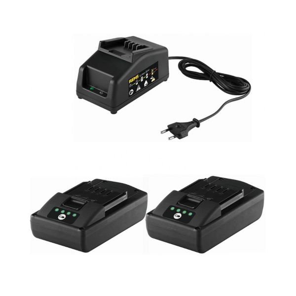 REMS Power-Packs Li-ion 22V, 2,5Ah+5Ah/230V, 90W