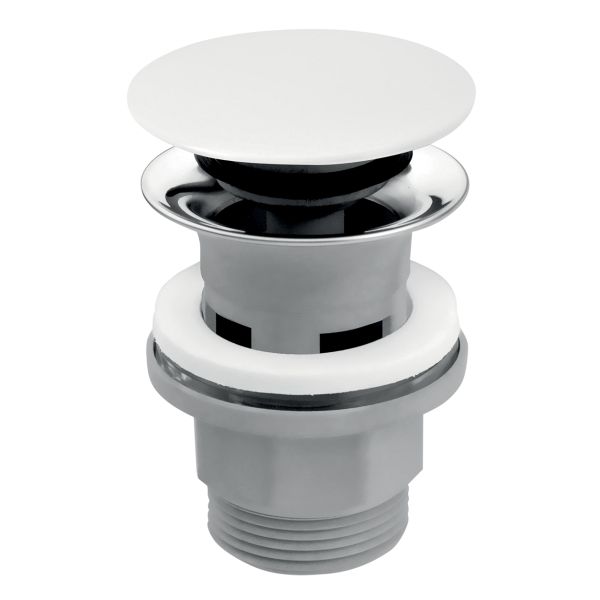 Novaservis Klik Klak pileta BIELA s prepadom S288PPC-B