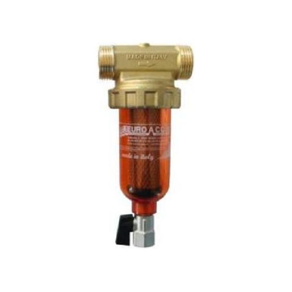 Filter NANO HOT 3/4"odkaľ.90°C-ÚK-100mcr rohový s bypassom
