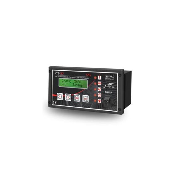 TECH Termostat EU-37 RS regulátor kotla s podávačom