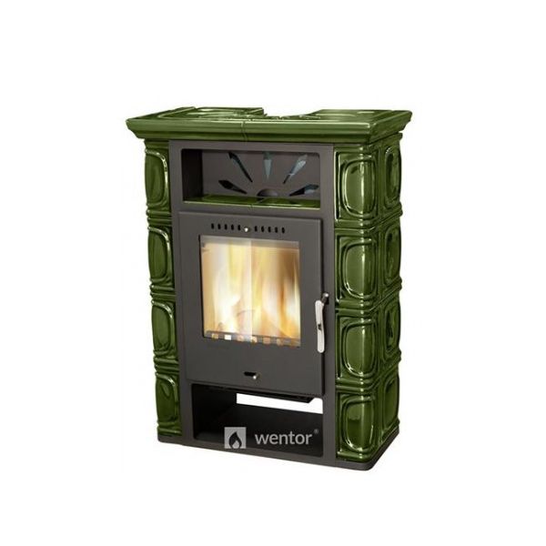 THORMA Krb.kachle BORGHOLM Keramik TOP 7kW zelená