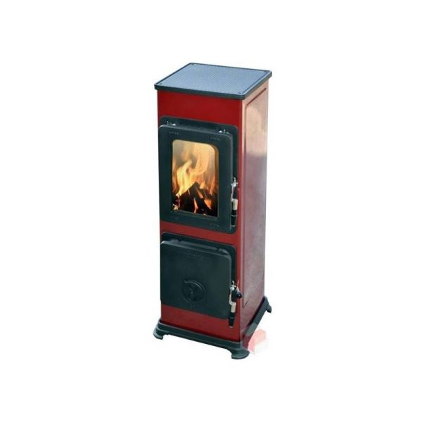 THORMA Kachle MILANO II AT 2,5-7,5kW vinovočervené