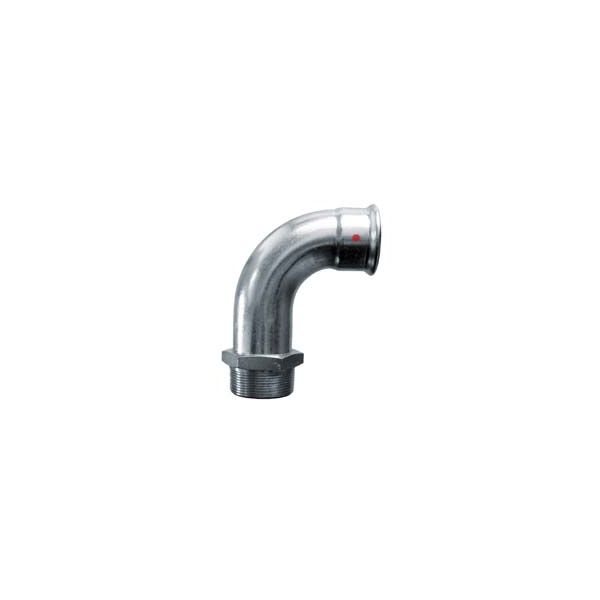 Uhl.ocel koleno 90°  22x3/4  ZV    C83QE