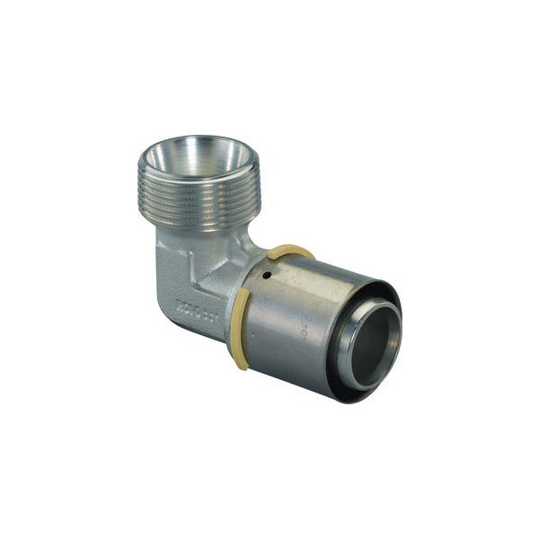 Uponor mosadzné koleno vonk. záv. S-Press MLC 40-1 1/4