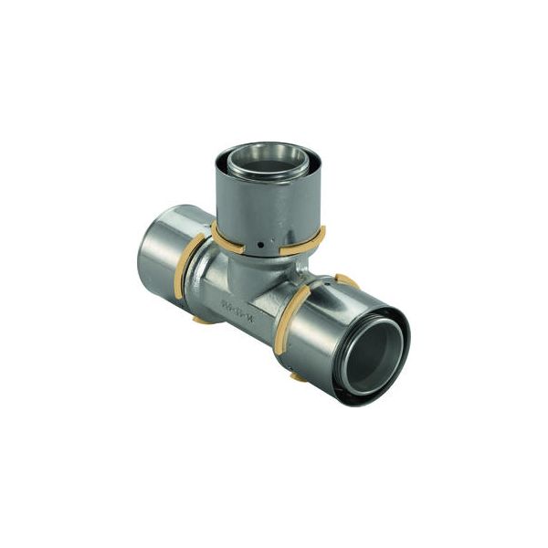 Uponor mosadzný T kus S-Press MLC 50-50-50